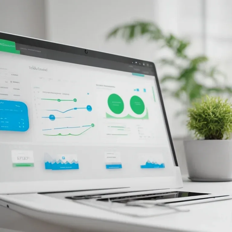 Analytics dashboard showing process metrics